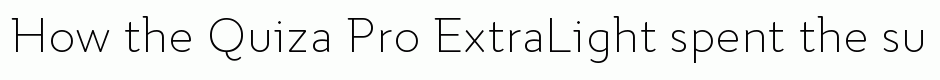 Quiza Pro ExtraLight