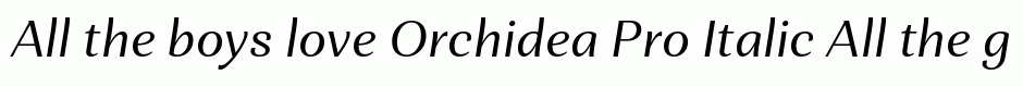Orchidea Pro Italic