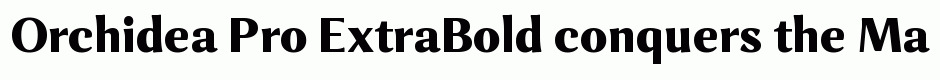 Orchidea Pro ExtraBold