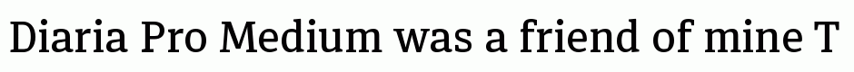 Diaria Pro Medium
