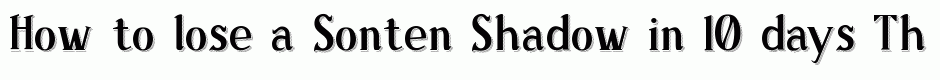 Sonten Shadow