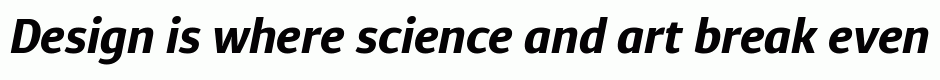 Diaria Sans Pro Bold Italic