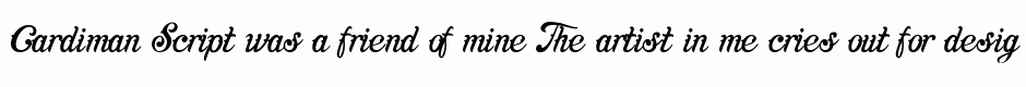 Cardiman Script