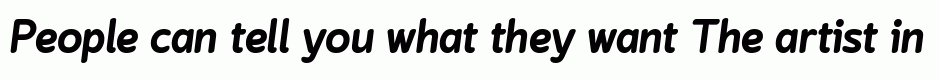 Lounge Black Italic