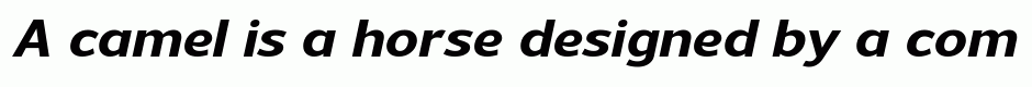 Uniman ExtraBold Italic