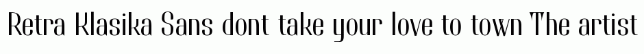 Retra Klasika Sans