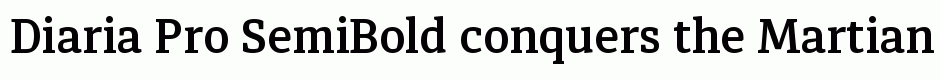 Diaria Pro SemiBold