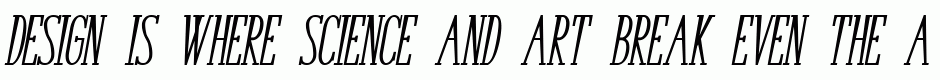 Bunga Cengkih Italic Bold