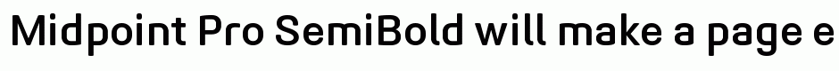 Midpoint Pro SemiBold