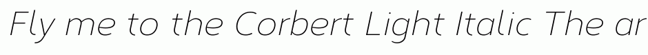 Corbert Light Italic