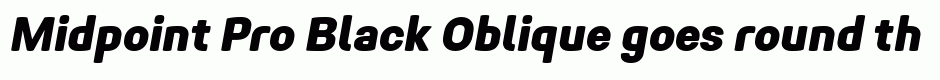 Midpoint Pro Black Oblique