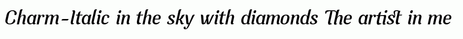 Charm-Italic