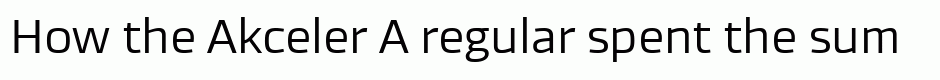 Akceler A regular