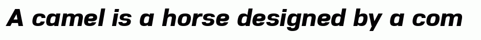 Nuber Heavy Italic
