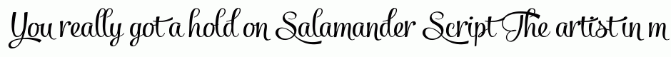 Salamander Script