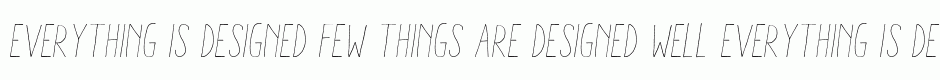 Aracne Condensed Light Italic