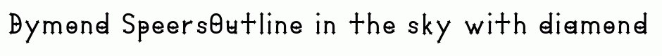 Dymond Speers-Outline