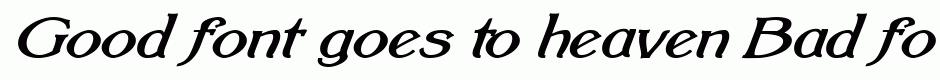 Wellingborough Italic