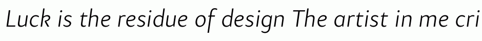 Samo Sans Pro Light Italic
