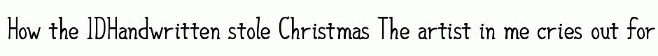 IDHandwritten