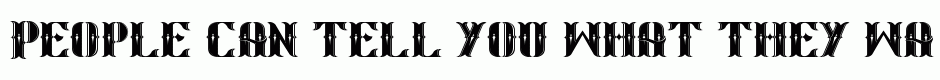 Run Typeface