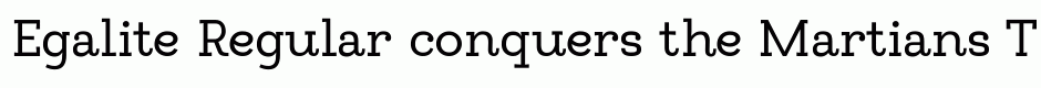 Egalite Regular