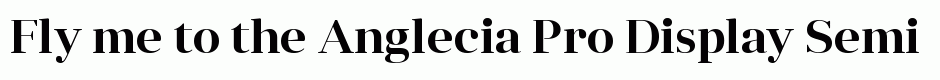 Anglecia Pro Display SemiBold