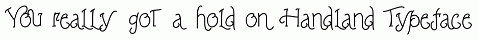 Handland Typeface