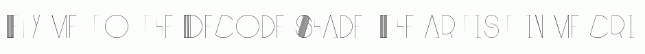Decode Shade
