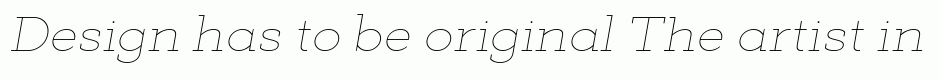 Deposit Pro Thin Italic