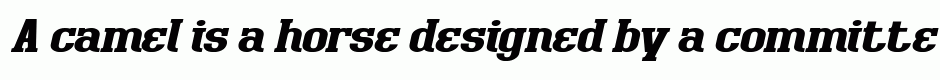 Bigboy black italic