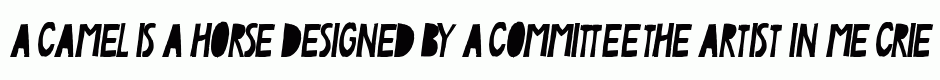 ThereYouGo Extra-condensed DemiBold Italic