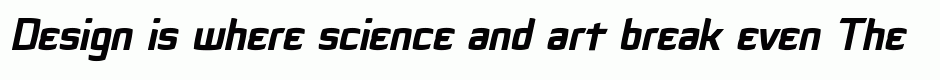Quam black italic