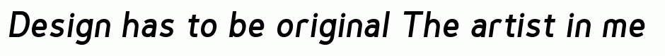 Genius Semibold Italic