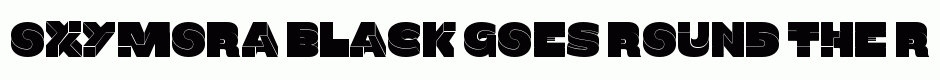 Oxymora Black