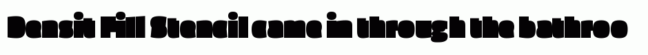 Densit Fill Stencil