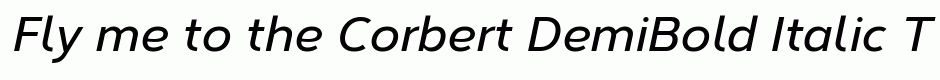 Corbert DemiBold Italic