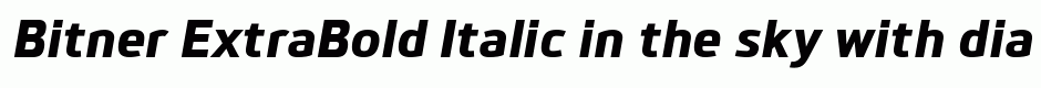 Bitner ExtraBold Italic