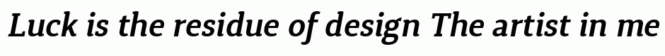 Synerga Pro SemiBold Italic