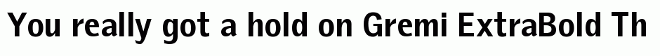 Gremi ExtraBold