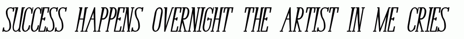 Bunga Cengkih Italic Bold
