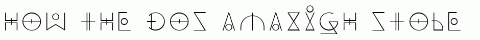 DOS Amazigh