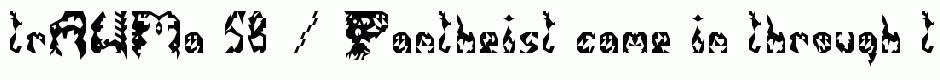 trAUMa 58 / Pantheist