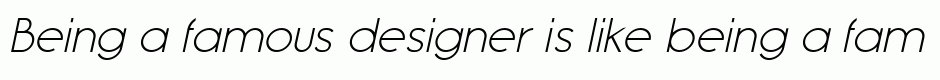 Boston light italic