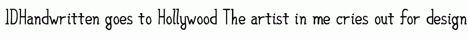 IDHandwritten