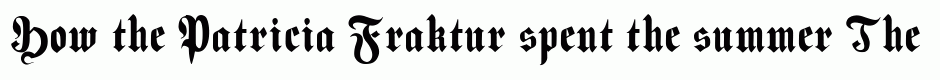 Patricia Fraktur