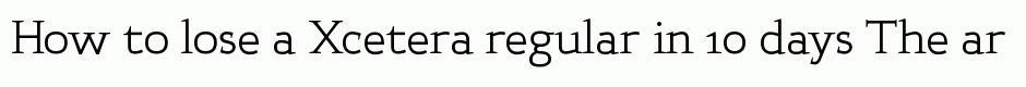 Xcetera regular