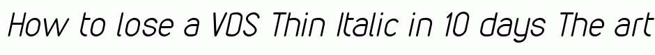 VDS Thin Italic