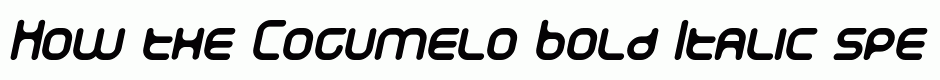 Cogumelo Bold Italic