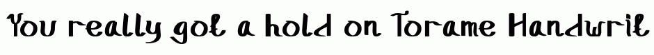 Torame Handwriting Bold